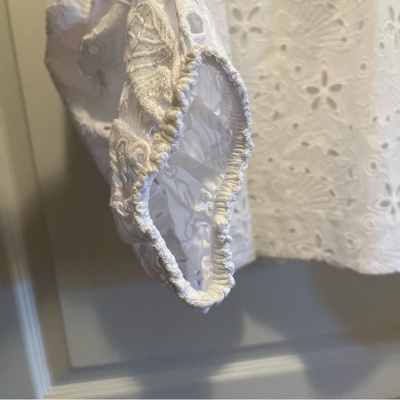 Lilly Pulitzer Maisha Eyelet Top Size L - Picture 6 of 12